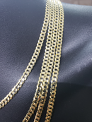 4mm Curb Chain Yellow 10 Karat Gold Alleco-003