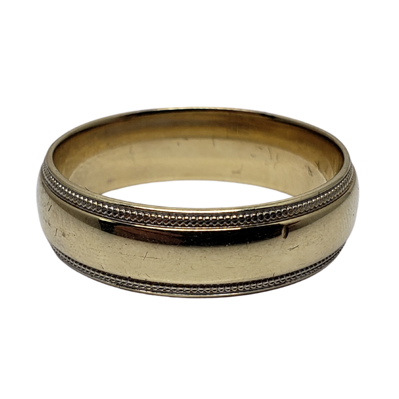 Wedding Band Ring in 10k Yellow Gold WGB-020
