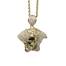 10k rope + medusa Head 10k Gold