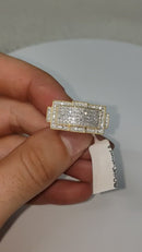 10k Anneau Pinky 0.45ct de Diamants NOUVEAU