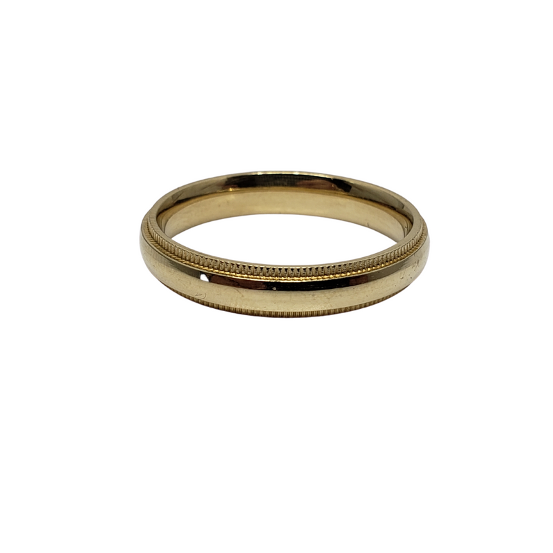 Wedding Band Ring in 10k Yellow Gold WGB-024