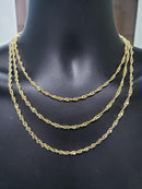 3.6mm 10k Singapore Chain