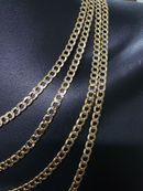 4.5mm Curb Chain Coupe Diamond Cut Alleco-002