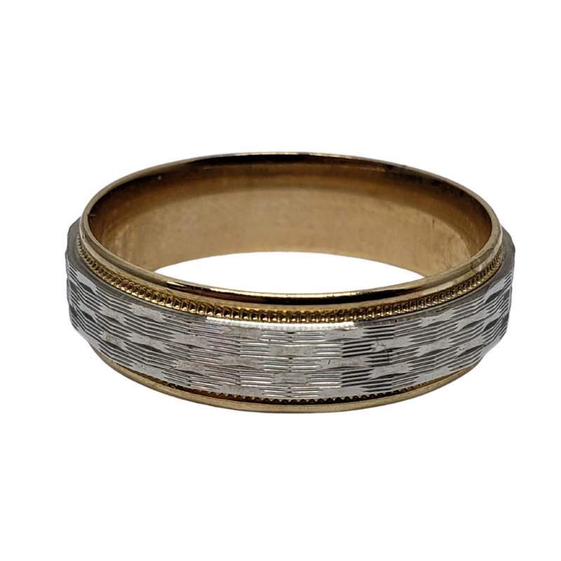 Wedding Band Ring in 10k Yellow Gold WGB-027