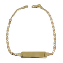 Bracelet bébé 3 tonnes étoile en or jaune 10K BABY-005