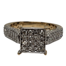 Diamant Bague 0.89ct Or jaune 10k SR 9310