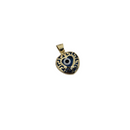 10k Evil Eye Heart Medusa Style NEW