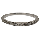 Diamant Bague  Or blanc 10k SR 11616 A