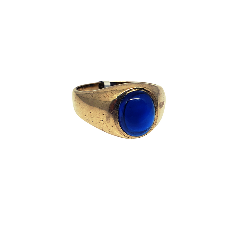 10k Blue Stone Ring
