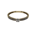 10k 0.15ct Bague de fiançailles