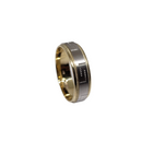 10k Wedding band Yellow Gold white gold 2 tons