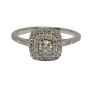 0.45ct Engagement Ring 10k White Gold SR13436