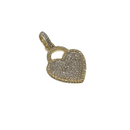 Heart Pendant 1.05ct of Diamonds 10k Gold