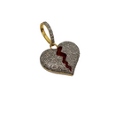 Luxury Heart 1.16ct diamonds 10k gold NEW SP9795