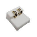 10k Jaune Or Huggies Boucle d'oreille BD-0017