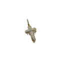 Cross Drip 1.25CT Diamond Pendant in 10k Gold DP-008