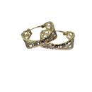 10k Jaune Or Huggies Boucle d'oreille BD-0025