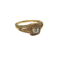10k 0.50ct Bague de fiançailles