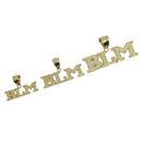 10K Gold BLM Pendant GP-006