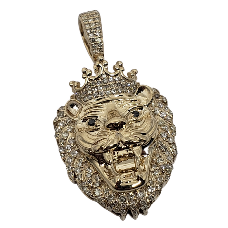 Lion 0.50ct Gold Pendant in 10k Gold SP 11114