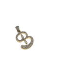 Letter B 1.15ct of Diamonds 10k Gold NEW