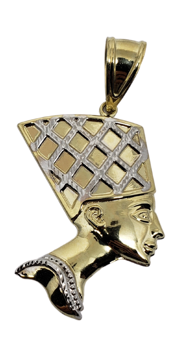 Nefertiti Pendant 10k Yellow Gold MP-019