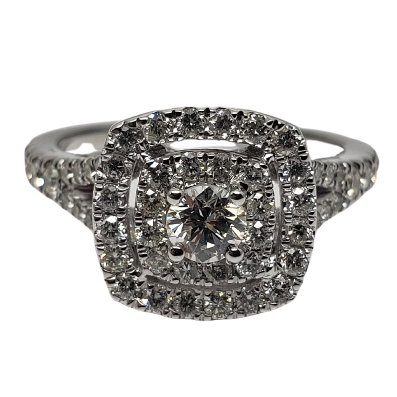 Diamond Ring 1.00ct in 14k White Gold SKR13444-100-WG