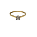 10k 0.05ct Bague de fiançailles