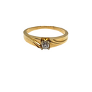 10k 0.10ct Engagement Ring