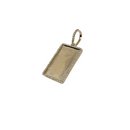 Custom Dog Tag 1.04ct 10k gold NEW