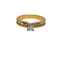 10k 0.50ct Bague de fiançailles