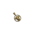 10k Meduse Pendant