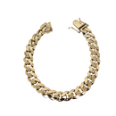 14k 10.5mm Solid Miami Cuban Link Bracelet
