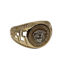 Bague à motif grec 10k NOUVEAU