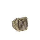 10k Square Royal Ring New
