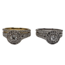 Diamond Ring 1.00ct in 14k Yellow & White Gold SKR821-100