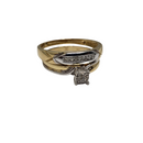 10k 0.25ct Bague de fiançailles