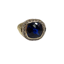 Beverly Saphire Gold Men’s gold ring LA010