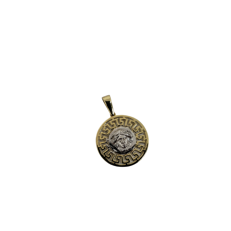 10k Greek Design Gold Pendant