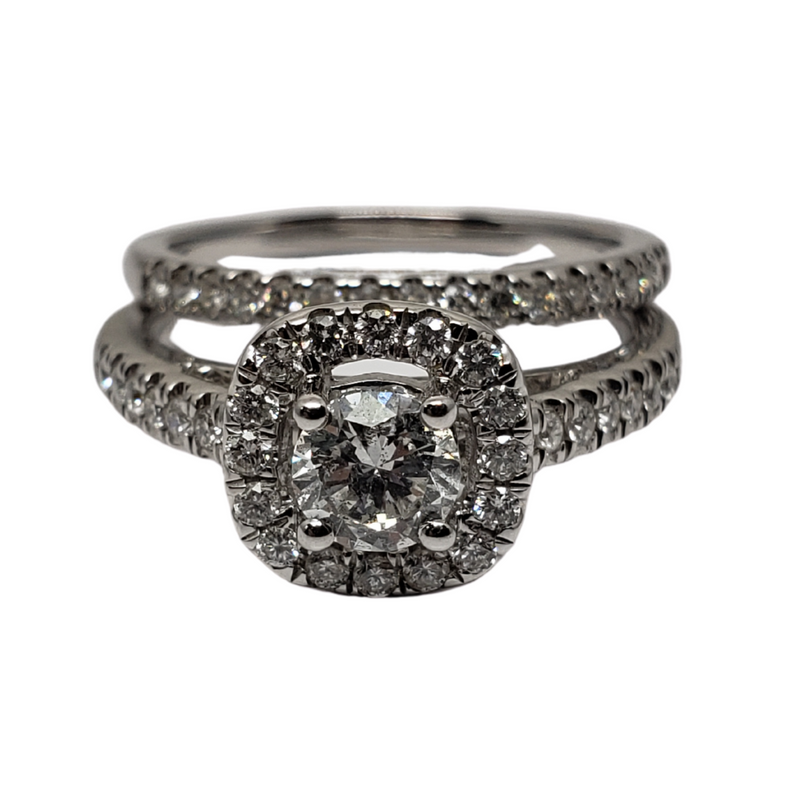 Diamond Ring 1.00ct in 14k White Gold skr24676-100