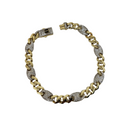 10k 8mm Monaco-Puff Bracelet NOUVEAU