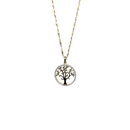 10k gold singapour chain  + tree of life