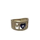 10k Mom Ring blue eye