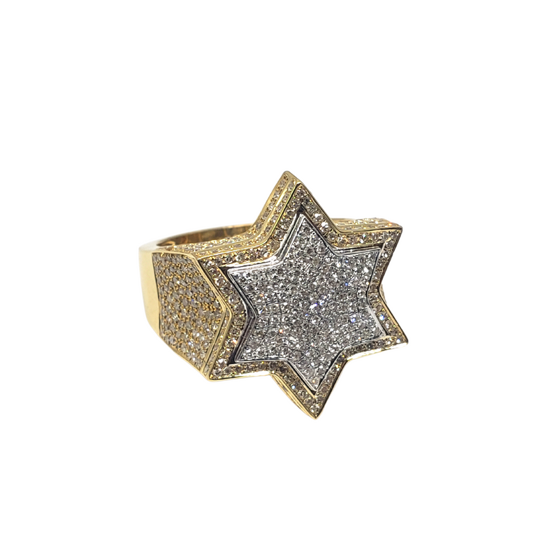 10k 1.85ct SI Diamond Star Ring NOUVEAU
