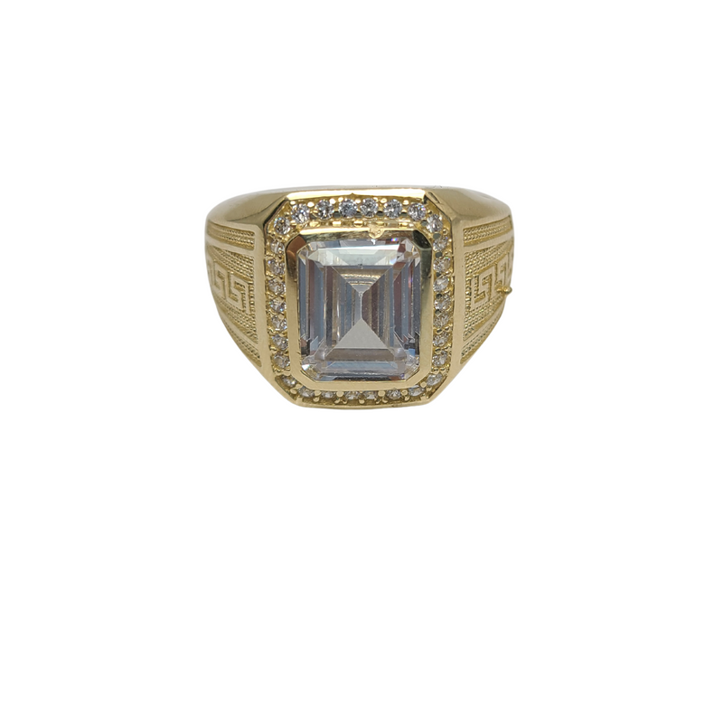 Greek Design Gold 10k Ring mb-508