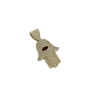 10k hamsa pendant new