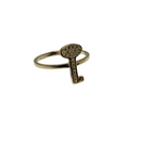 Bague clee en or 10k J-001