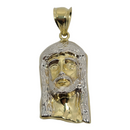 10k Gold Jesus Pendant JP-014 back closed