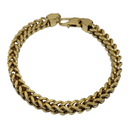 6.5mm Franco 10K Yellow Gold Bracelet for Men B-FR65