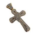 10k 1.00ct Diamond Cross Vs Yellow gold GCLA-005